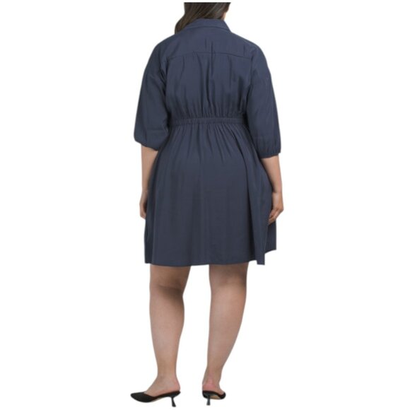 ESTELLE Plus Zale Shirt Dress - Picture 2 of 3
